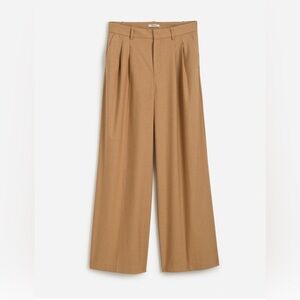 MADEWELL The Petite Harlow Superwide-Leg Trouser in Brushed Twill (4P)